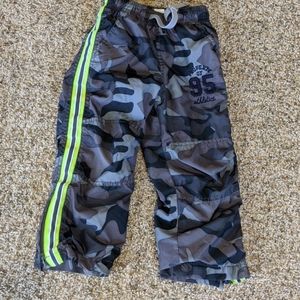 Lined camo 4t polyester pants